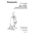 PANASONIC MCV7501 Owners Manual PANASONIC MCV7501 Owners Manual