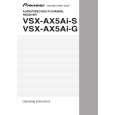 PIONEER VSXAX5AIG Owners Manual PIONEER VSXAX5AIG Owners Manual
