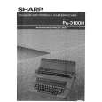 SHARP PA-3100H Owners Manual SHARP PA-3100H Owners Manual