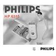 PHILIPS HP6315/12 Owners Manual PHILIPS HP6315/12 Owners Manual