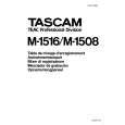 TEAC M1516 Owners Manual TEAC M1516 Owners Manual