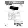 SONY ICFCS950/L Service Manual SONY ICFCS950/L Service Manual