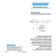 SHURE PSM600 Owners Manual SHURE PSM600 Owners Manual