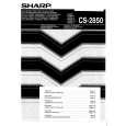 SHARP CS2850 Owners Manual SHARP CS2850 Owners Manual