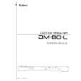ROLAND DM-80L Owners Manual ROLAND DM-80L Owners Manual