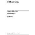 ELECTROLUX EOB1711X Owners Manual ELECTROLUX EOB1711X Owners Manual