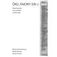 AEG FAV578U-WCH Owners Manual AEG FAV578U-WCH Owners Manual