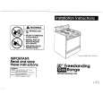 WHIRLPOOL SF365BEYW0 Installation Manual WHIRLPOOL SF365BEYW0 Installation Manual