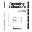 PANASONIC AKHC1500G Owners Manual PANASONIC AKHC1500G Owners Manual