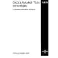 AEG LAV7554 Owners Manual AEG LAV7554 Owners Manual
