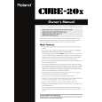 ROLAND CUBE-20X Owners Manual ROLAND CUBE-20X Owners Manual
