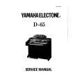 YAMAHA D-65 Service Manual YAMAHA D-65 Service Manual