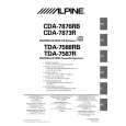 ALPINE CDA7873 Owners Manual ALPINE CDA7873 Owners Manual