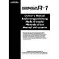 ROLAND R-1 Owners Manual ROLAND R-1 Owners Manual