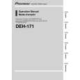 PIONEER DEH-171/EW Owners Manual PIONEER DEH-171/EW Owners Manual