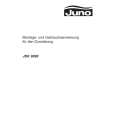 JUNO-ELECTROLUX JDK8090E Owners Manual JUNO-ELECTROLUX JDK8090E Owners Manual