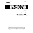 TEAC DV2800VK Owners Manual TEAC DV2800VK Owners Manual