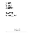 CANON S600 Parts Catalog CANON S600 Parts Catalog