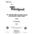 WHIRLPOOL RF4400XLW0 Parts Catalog WHIRLPOOL RF4400XLW0 Parts Catalog