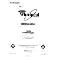 WHIRLPOOL ET16TKXMWR0 Parts Catalog WHIRLPOOL ET16TKXMWR0 Parts Catalog