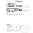 PIONEER KEH-1850/XIN/ES Service Manual PIONEER KEH-1850/XIN/ES Service Manual