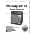 SWR WORKINGPRO12 Owners Manual SWR WORKINGPRO12 Owners Manual
