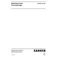 ZANKER AE2091 Owners Manual ZANKER AE2091 Owners Manual