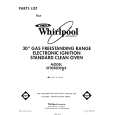 WHIRLPOOL SF305EERW4 Parts Catalog WHIRLPOOL SF305EERW4 Parts Catalog