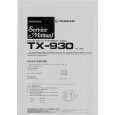 PIONEER TX-930 Service Manual PIONEER TX-930 Service Manual