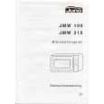 JUNO-ELECTROLUX JMW210B Owners Manual JUNO-ELECTROLUX JMW210B Owners Manual