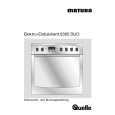 MATURA 8300 DOU-D Owners Manual MATURA 8300 DOU-D Owners Manual