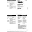 SONY XM-2025 Owners Manual SONY XM-2025 Owners Manual