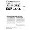 PIONEER SSP-LX70ST/XTW/E Service Manual PIONEER SSP-LX70ST/XTW/E Service Manual