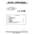 SHARP Z30 Service Manual SHARP Z30 Service Manual