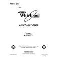 WHIRLPOOL ACQ184XY1 Parts Catalog WHIRLPOOL ACQ184XY1 Parts Catalog