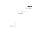 ZANKER ZKFF227B Owners Manual ZANKER ZKFF227B Owners Manual