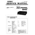 AIWA ADF640 Service Manual AIWA ADF640 Service Manual