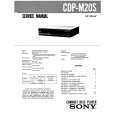 SONY CDPM20S Service Manual SONY CDPM20S Service Manual