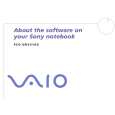 SONY PCG-GRV516G VAIO Software Manual SONY PCG-GRV516G VAIO Software Manual