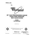 WHIRLPOOL SF370PEWW0 Parts Catalog WHIRLPOOL SF370PEWW0 Parts Catalog