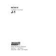 SONY J-1 VOLUME 1 Service Manual SONY J-1 VOLUME 1 Service Manual