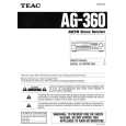 TEAC AG-360 Owners Manual TEAC AG-360 Owners Manual