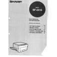 SHARP SF2216 Owners Manual SHARP SF2216 Owners Manual