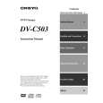 ONKYO DVC503 Owners Manual ONKYO DVC503 Owners Manual