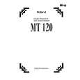 ROLAND MT120 Owners Manual ROLAND MT120 Owners Manual