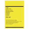 ZANUSSI ZHC941X Owners Manual ZANUSSI ZHC941X Owners Manual