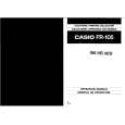 CASIO FR105 Owners Manual CASIO FR105 Owners Manual