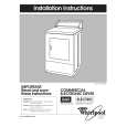 WHIRLPOOL GCGM2991MQ0 Installation Manual WHIRLPOOL GCGM2991MQ0 Installation Manual