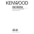 KENWOOD HM-982RW Owners Manual KENWOOD HM-982RW Owners Manual
