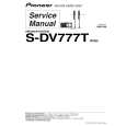 PIONEER S-DV777T/XCN5 Service Manual PIONEER S-DV777T/XCN5 Service Manual